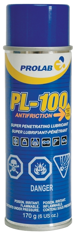 Prolab 598170PL100 Lubricant, 170 g, Aerosol Can, Liquid