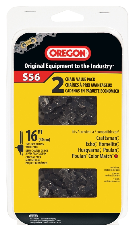 Oregon S56T Chainsaw Chain, For: Craftsman Models Beginning in 358, Echo CS, Homelite Ranger Model Chainsaws, 0.05