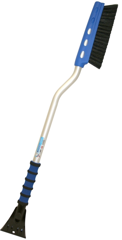 Mallory Ultra MAXX 999CT Snow Brush with Ice Scraper, 35 in L Handle, Aluminum Handle