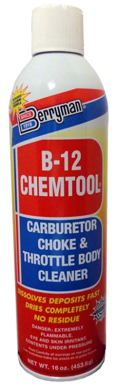 Berryman B-12 Chemtool 0117C Throttle Body Cleaner, 16 oz, Liquid