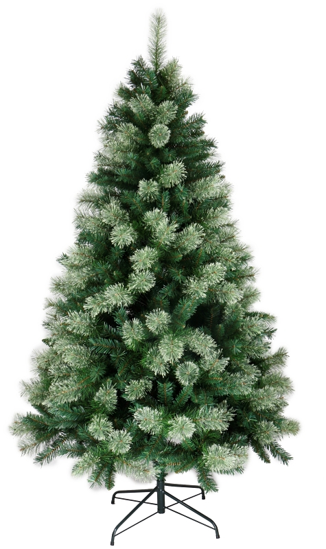 Hometown Holidays 81777 Pre-Lit Christmas Tree, 7-1/2 ft H, Pine Family, 120 W, Tungsten Bulb, Clear Light