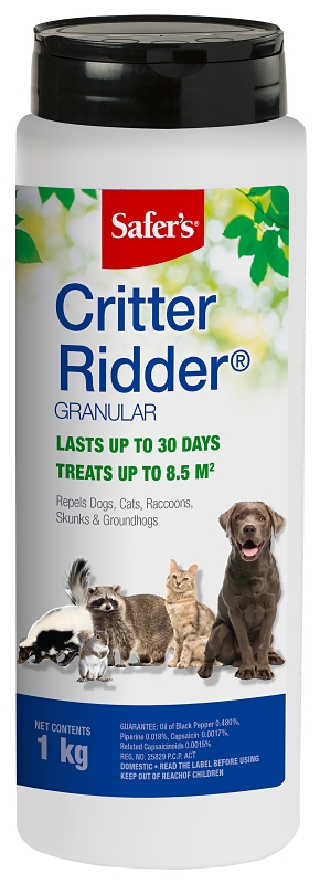 Safer 3142CAN Animal Repellent, 12 sq-m Coverage, Repels: Cats, Dogs, Groundhogs, Raccoons, Skunks, Squirrels