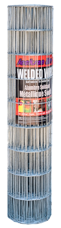 Jackson Wire 10 02 25 14 Welded Wire Fence, 50 ft L, 36 in H, 2 x 4 in Mesh, 14 ga Gauge, Galvanized