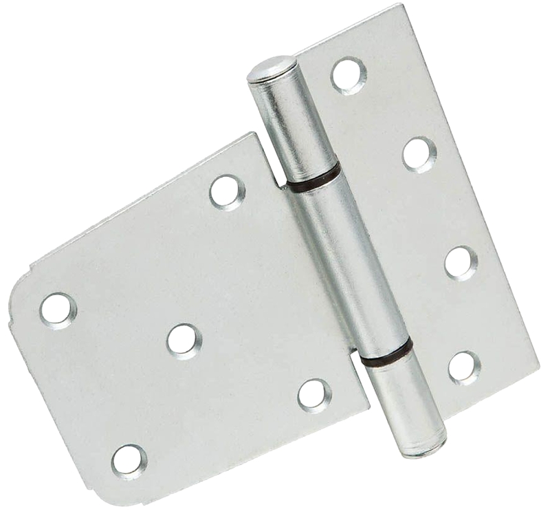 Onward 905XR Light-Duty T-Hinge, 24 mm W Frame Leaf, Steel, Zinc, Non-Removable Pin, 12 lb, Includes: Nail, Screws