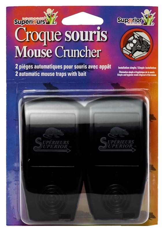 Superior T-30 Mouse Trap, Plastic, 2 PK