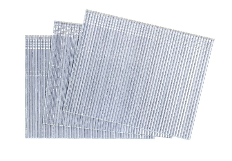 Senco M001007 Series Finish Nail, Glue Collation, 2-1/2 in L, 16 Gauge, Galvanized Steel, T-Shaped Head
