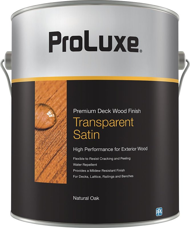 PPG Proluxe Cetol SIK44005/01 Wood Finish, Transparent, Natural Oak, Liquid, 1 gal, Can