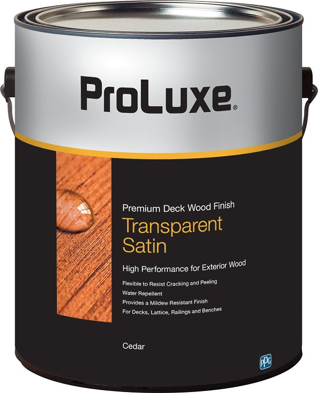 PPG Proluxe Cetol SIK44077/01 Wood Finish, Transparent, Cedar, Liquid, 1 gal, Can