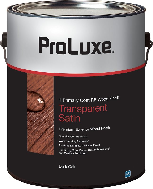 PPG Proluxe Cetol RE SIK41009/01 Wood Finish, Transparent, Dark Oak, Liquid, 1 gal, Can
