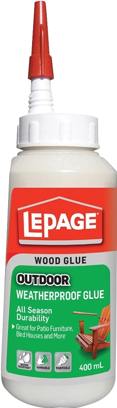 LePage 442185 Weatherproof Glue, Brown, 400 mL Bottle