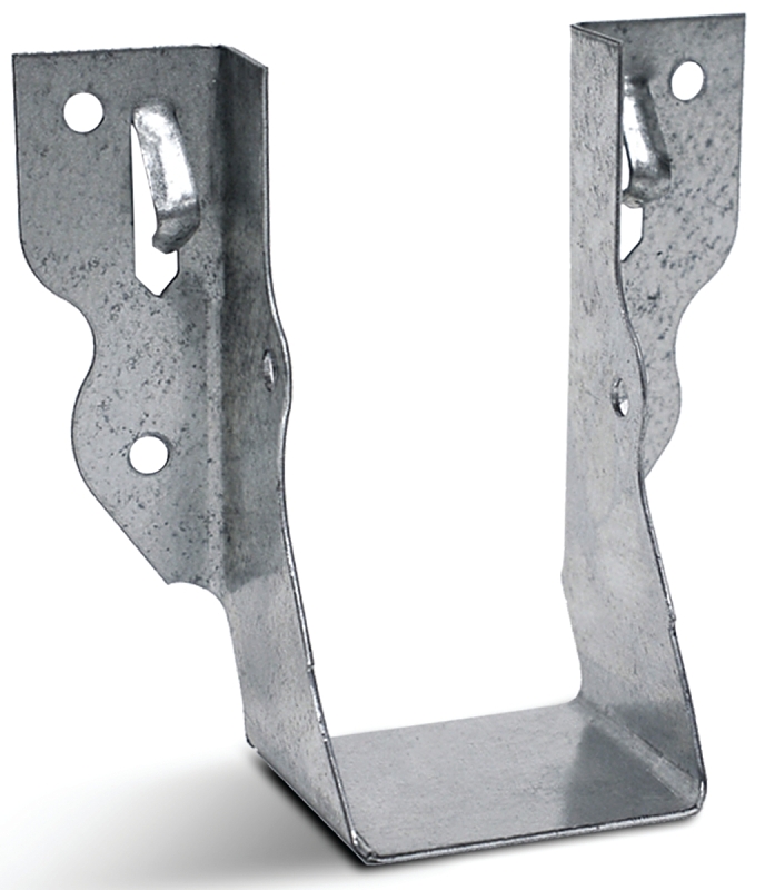 Simpson Strong-Tie LU Series LU26L Standard Joist Hanger, 5 in H, 1-5/8 in D, 1-9/16 in W, 2 x 6 in, Steel, Galvanized