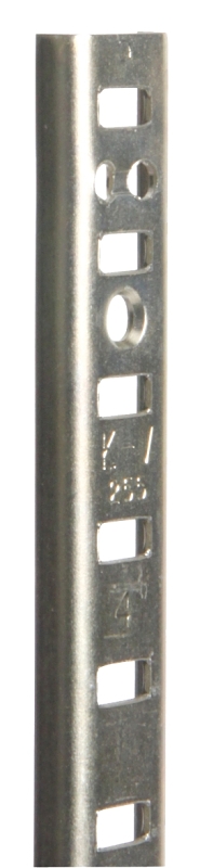 Knape & Vogt 255 Series 255 ZC 36 Pilaster Standard, Mortise-Mount, Specifications: 23 ga Thickness, 36 in Size, 500 lb