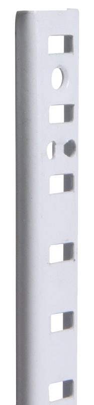 Knape & Vogt 255 Series 255 WH 48 Pilaster Standard, Mortise-Mount, Specifications: 23 ga Thickness, 48 in Size, 500 lb