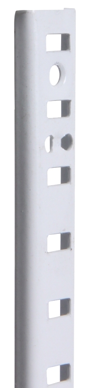 Knape & Vogt 255 Series 255 WH 96 Pilaster Standard, Mortise-Mount, Specifications: 23 ga Thickness, 96 in Size