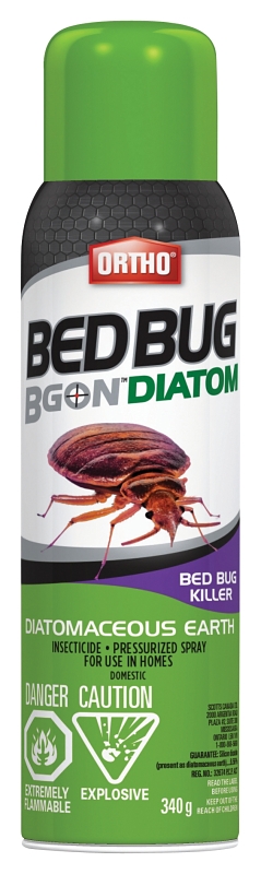 Ortho 215012 Bed Bug Killer, Spray Application, 12 oz Aerosol Can