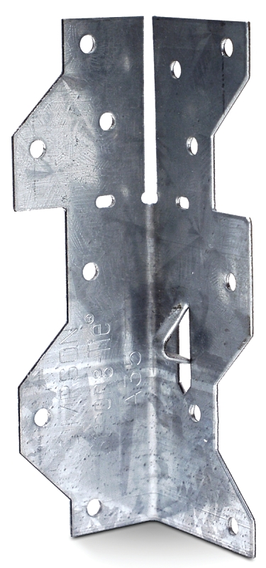 Simpson Strong-Tie A35 Framing Angle, 1-7/16 in W, 4-1/2 in D, Steel, Galvanized/Zinc