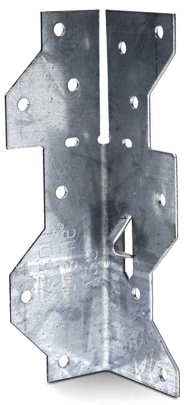 Simpson Strong-Tie A35Z Framing Angle, 1-7/16 in W, 4-1/2 in D, Steel, ZMAX