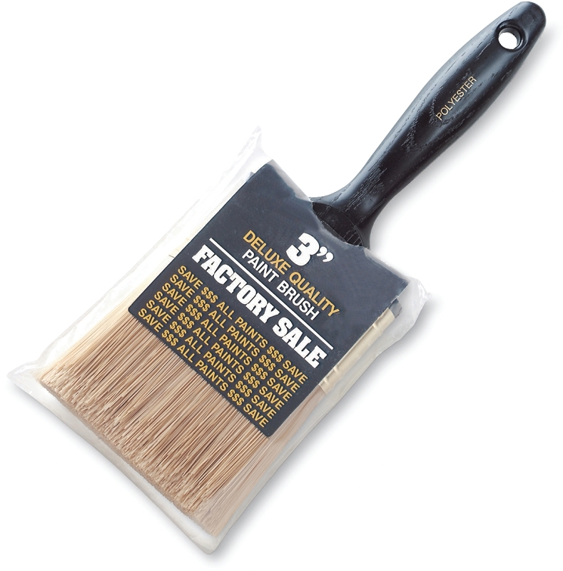 10636 BRUSH PAINT GOLD POLYESTER 3IN