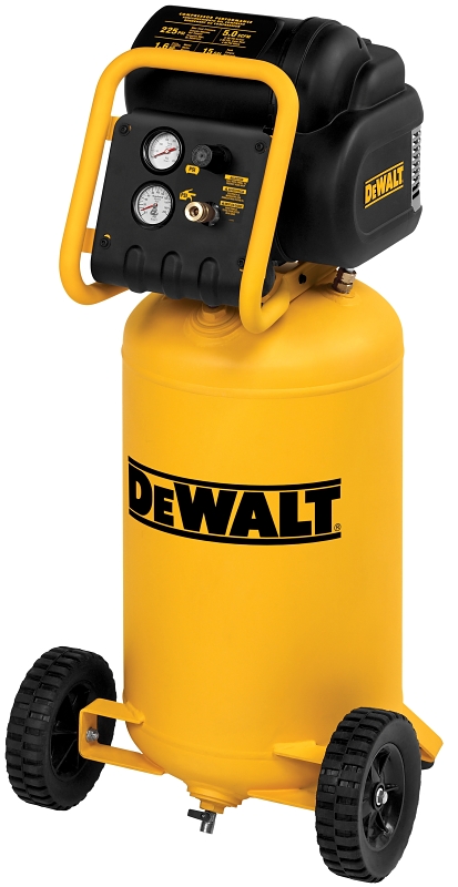 DEWALT D55168 Portable Electric Air Compressor, 21-1/4 in L x 19 in W x 41-3/4 in H Dimensions, Tool Only, 15 gal Tank