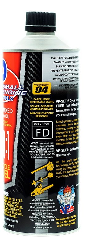 VP Racing 42988 Small Engine Oil, 32 oz, 6/PK