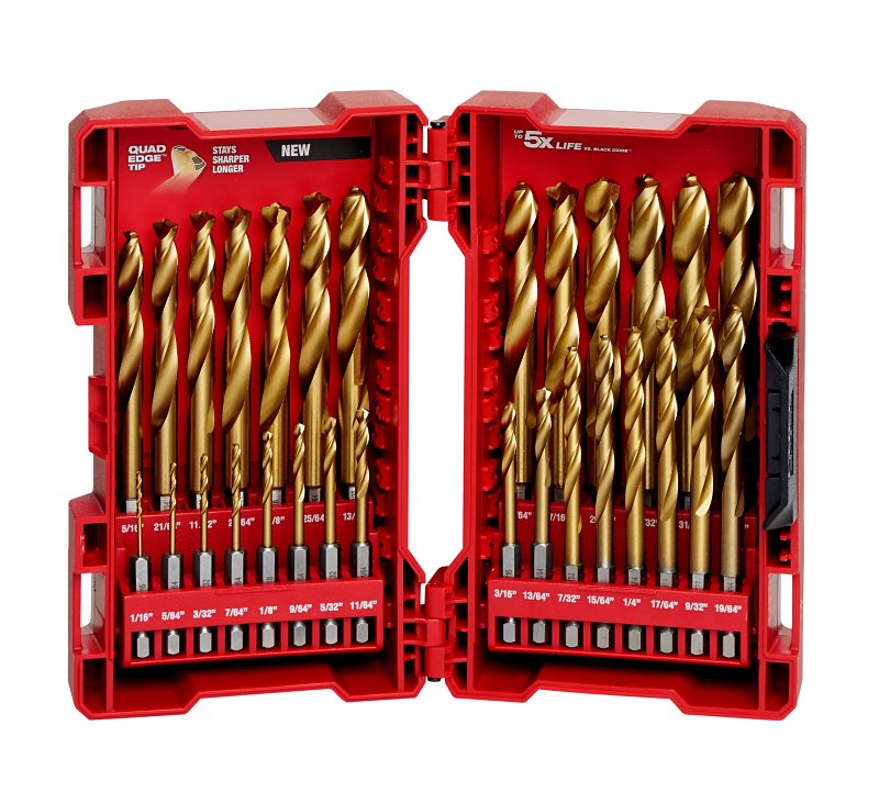 BIT DRILL SET TITANIUM IMP DTY