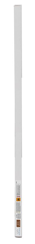 Simple Spaces FWMB-34 Cordless Mini Blind, 60 in L, 72 in W, Faux Wood, White