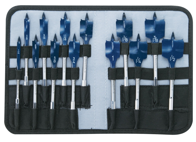 Bosch Daredevil DSB5013P Spade Bit Set, 13-Piece, Steel