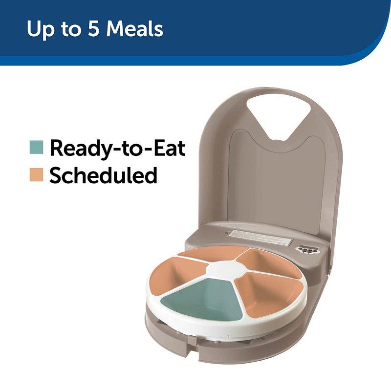 PetSafe PFD11-13707 Pet Feeder, 1 Cup Volume, Plastic, White