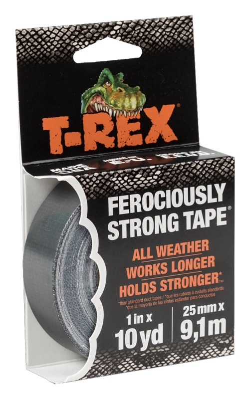 T-Rex Ferociously Strong Tape 25mm x 9.1m  Duct Self Adhesive Tape 241330 