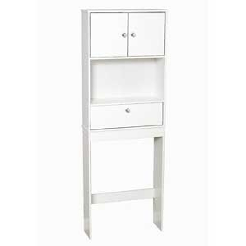 Zenna Home 9401W Bathroom Spacesaver, 3-Shelf, Wood