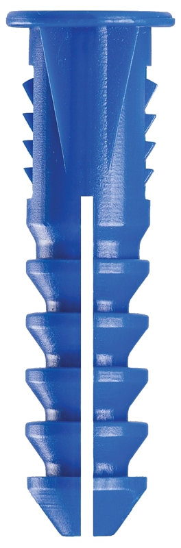 Cobra Anchors 193Y Screw Anchor, 1-1/4 in L, Plastic, 175 lb