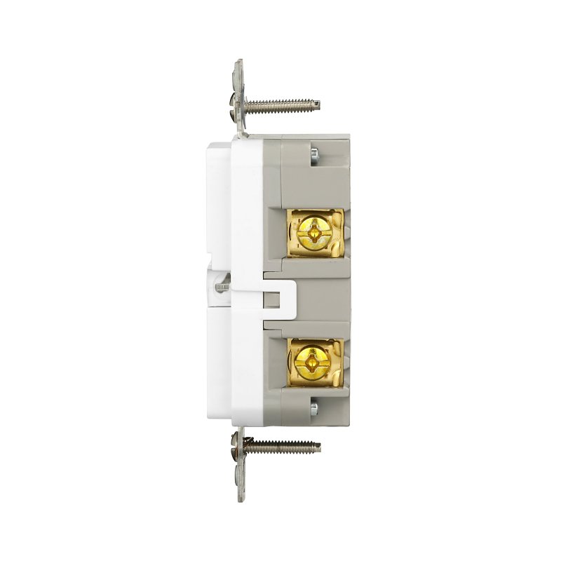 Eaton TRGF15W-WP Tamper-Resistant GFCI Receptacle, 125 V, 15 A, NEMA: NEMA 5-15R, Back, Side Wiring, White