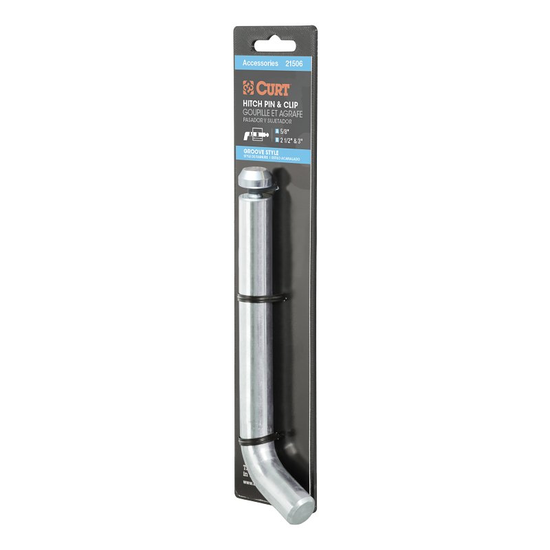 Curt 21506 Wire Hair Pin Clip, 0.62 in Dia Pin, Zinc