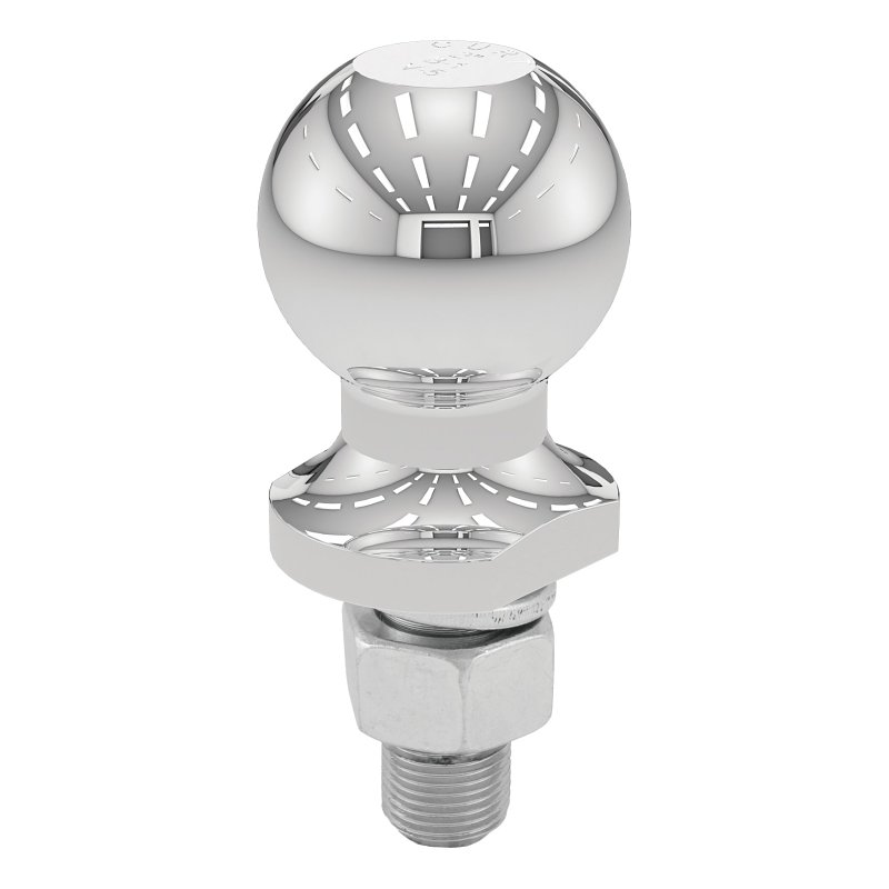 Curt 40064 Trailer Ball, 2 in Dia Ball, 3500 lb Gross Towing, 160 ft-lb Tongue Load, Steel, 1-3/4 in Shank Length