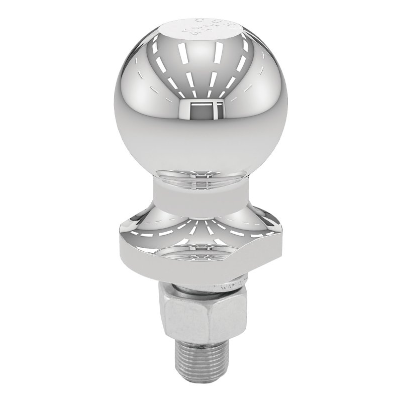Curt 40098 Hitch Ball, 2 in Dia Ball, 5/8 in Dia Shank, 2000 lb Gross Towing, Carbon Steel