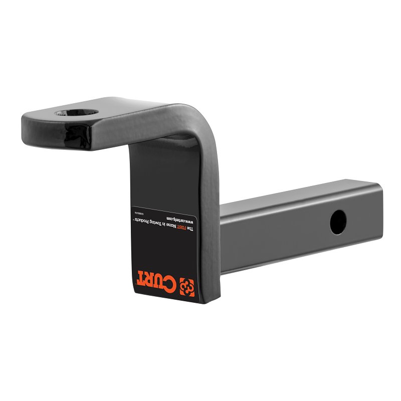 Curt 45521 Ball Mount, 7-1/4 in L, 3-1/4 in Drop, 2-5/8 in Rise, Class 2 Hitch, Steel, Powder-Coated