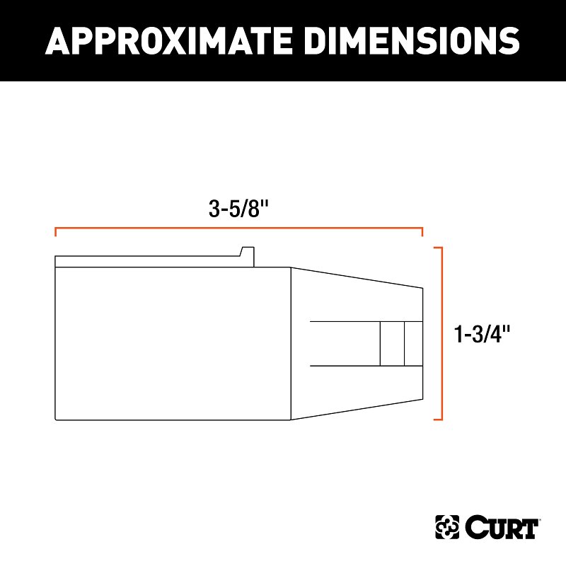 Curt 57241 Electrical Adapter, Includes: 4-Way Flat, 4-Way Round, 5-Way Flat, 6-Way Round, 7-Way RV Blades
