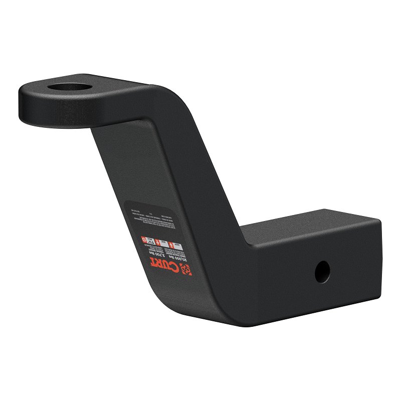 Curt 45459 Commercial-Duty Ball Mount, Class 5 Hitch, Carbon Steel, Powder-Coated