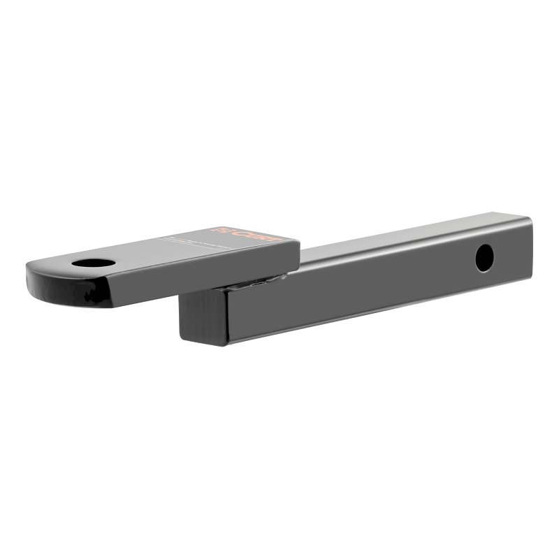 Curt 45519 Ball Mount, 9-3/4 in L, 1-1/4 in Drop, 3/4 in Rise, Class 2 Hitch, Carbon Steel, Powder-Coated