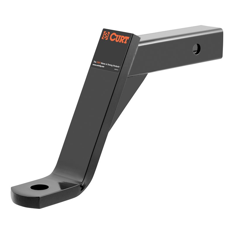 Curt 45890 Ball Mount, 11-1/2 in L, 8 in Drop, 6-1/4 in Rise, Powder-Coated