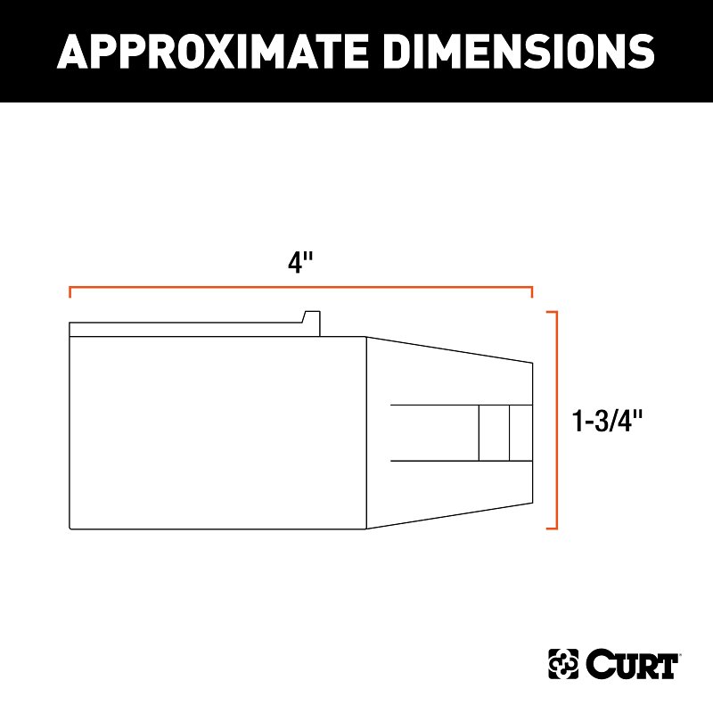 Curt 57261 Trailer Wiring Adapter, 7-Way, Includes: 4-Way Flat, 4-Way Round, 5-Way Flat, 6-Way Round, 7-Way RV Blades