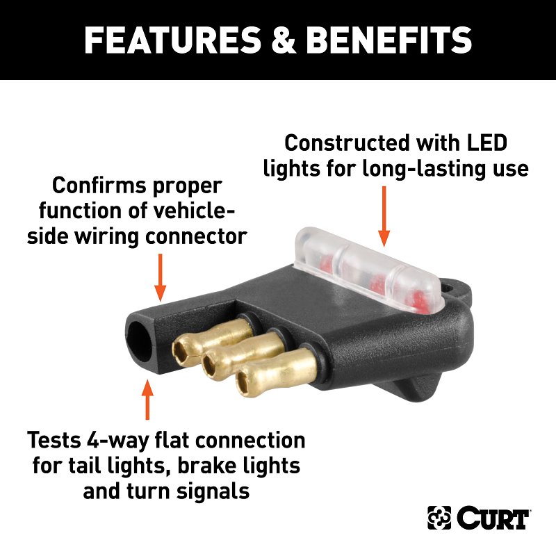 Curt 58261 Connector Tester