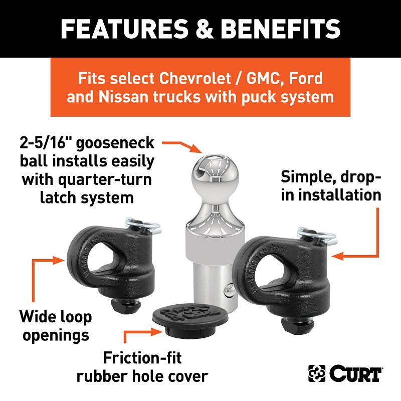 Curt 60692 Gooseneck Kit