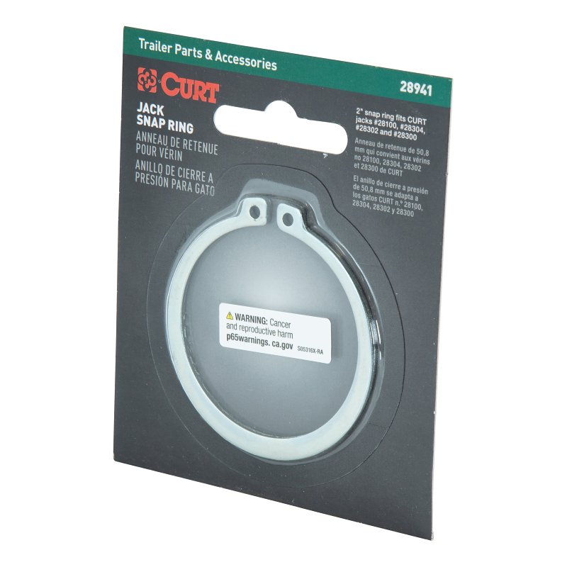Curt 28941 Snap Ring, Steel