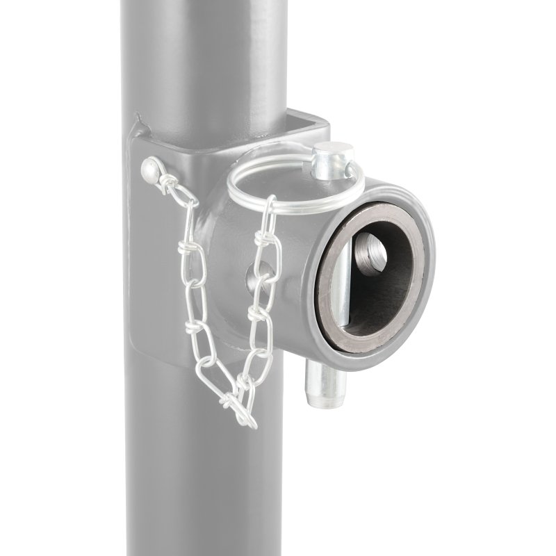 Curt 28943 Swivel Jack Male Pipe Mount, 5000 lb, Steel