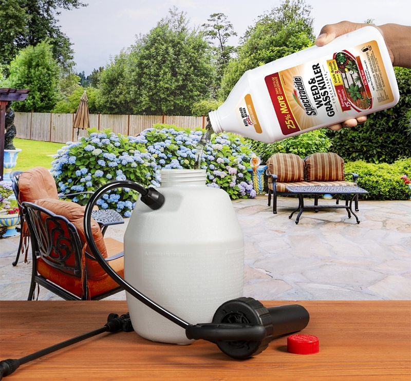 Spectracide HG-56009 Weed and Grass Killer, Liquid, Amber, 40 fl-oz Bottle