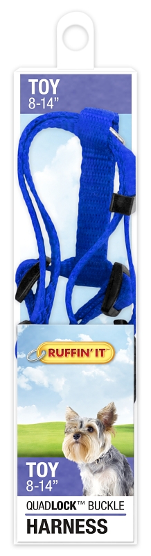 Ruffin'It 41471 Adjustable Harness, 3/8 in x 8 to 14 in, Buckle, Nylon, Assorted