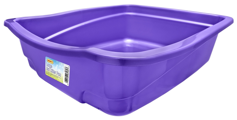 Ruffin'It 7N03162 Cat Pan, 14-7/8 in W, 5 in D, Polypropylene
