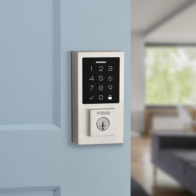Weiser SmartCode Series 9GED92700-003 Deadbolt, Contemporary, 1 in L x 2-3/4 in W x 5-3/16 in H Dimensions, 1 PK