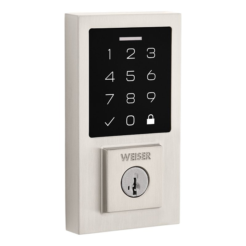 Weiser SmartCode Series 9GED92700-003 Deadbolt, Contemporary, 1 in L x 2-3/4 in W x 5-3/16 in H Dimensions, 1 PK